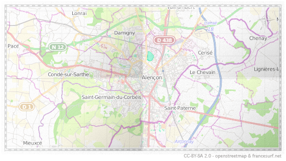 Carte de Alençon