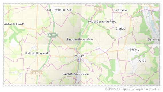 Carte de Auffay