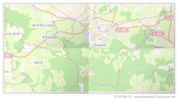 Carte de Avallon