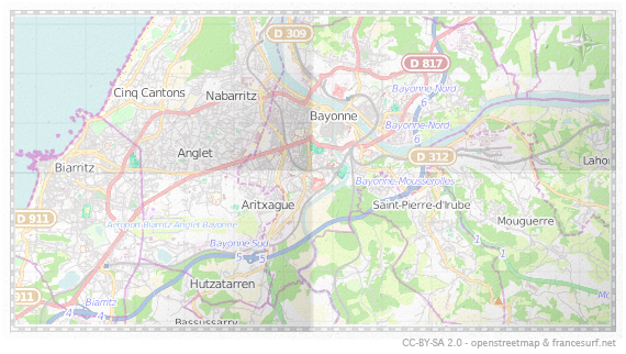 Carte de Bayonne