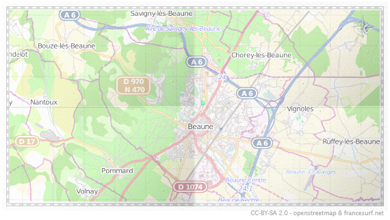 Carte de Beaune
