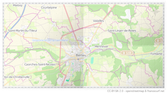 Carte de Bernay