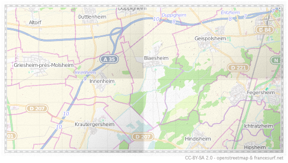 Carte de Blaesheim