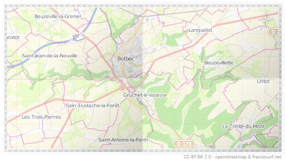 Carte de Bolbec