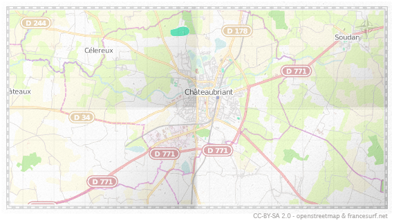 Carte de Châteaubriant