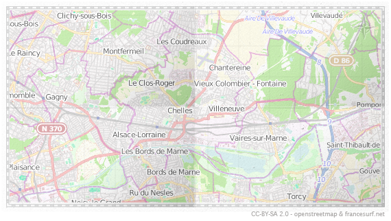 Carte de Chelles