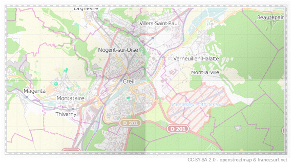 Carte de Creil
