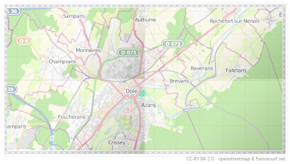 Carte de Dole