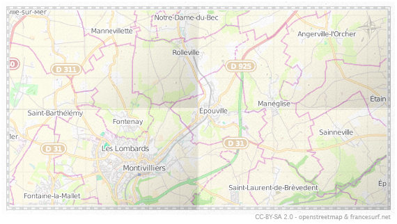 Carte de Epouville