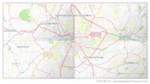 Carte de Flers