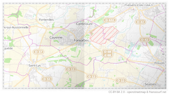 Carte de Fonsorbes