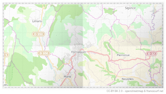 Carte de Forcalquier