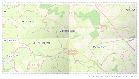 Carte de Gaillefontaine
