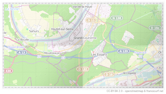 Carte de Grand-Couronne