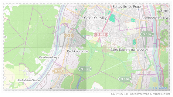 Carte de Grandcamp Maisy