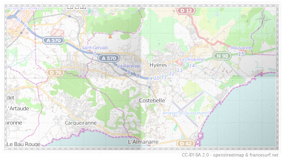 Carte de Hyères