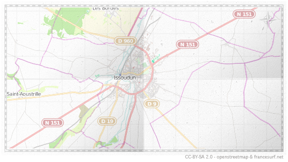 Carte de Issoudun