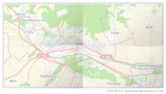 Carte de Joigny