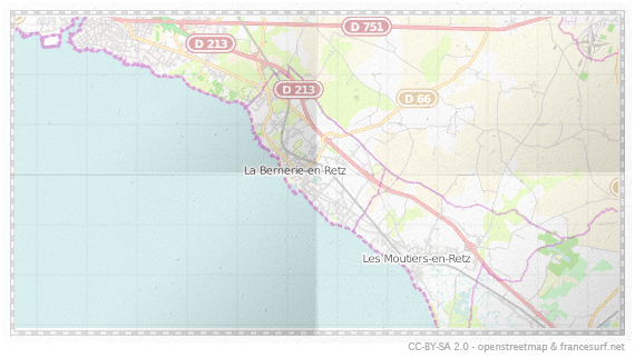 Carte de La Bernerie en Retz
