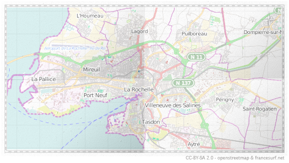 Carte de La Rochelle