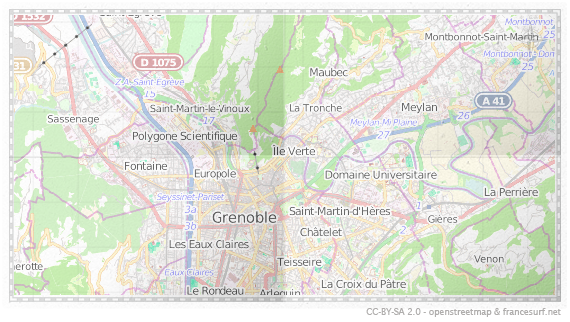 Carte de La Tronche