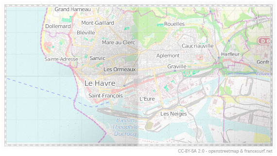 Carte de Le Havre