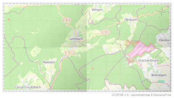 Carte de Lembach