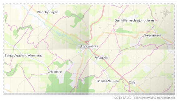 Carte de Londinières