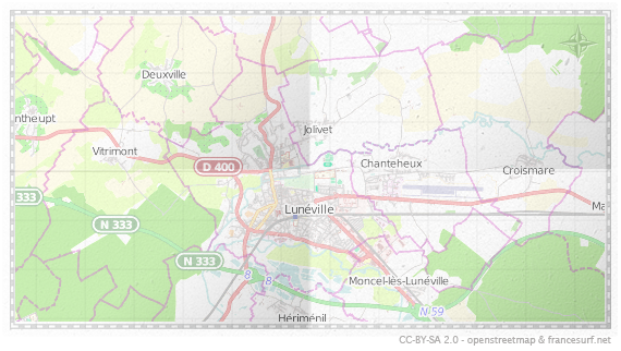 Carte de Lunéville