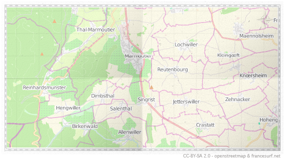 Carte de Marmoutier