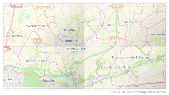 Carte de Montivilliers