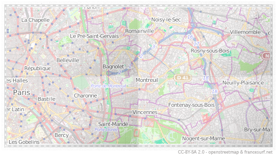 Carte de Montreuil