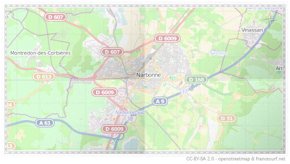 Carte de Narbonne