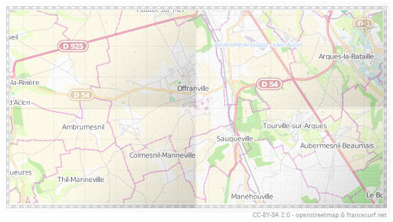 Carte de Offranville