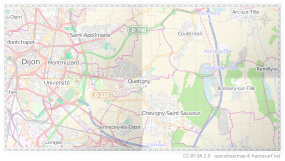 Carte de Quétigny
