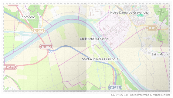 Carte de Quillebeuf-sur-Seine