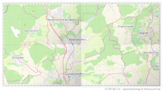 Carte de Reichshoffen