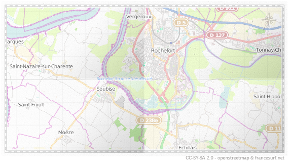 Carte de Rochefort