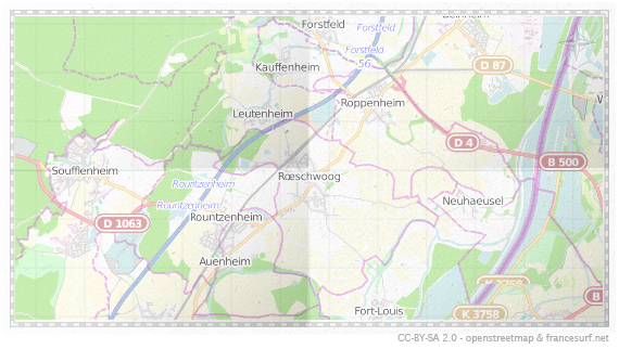 Carte de Roeschwoog