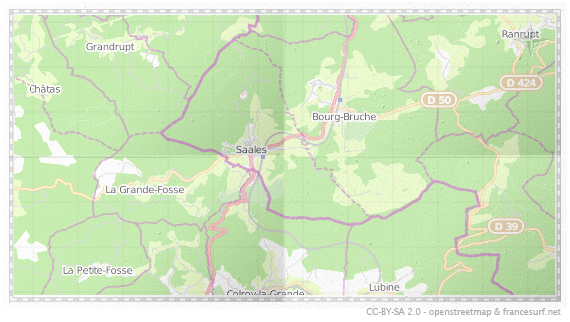 Carte de Saales
