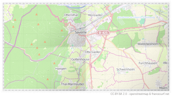 Carte de Saverne