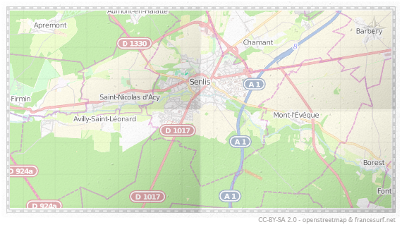 Carte de Senlis