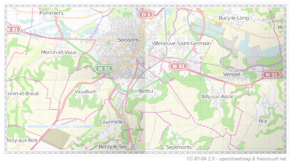 Carte de Soissons
