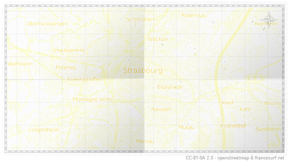 Carte de Strasbourg