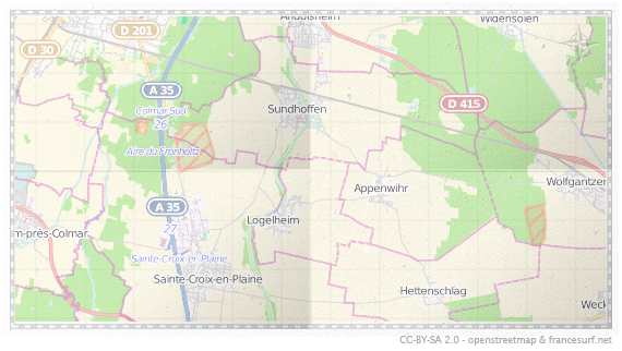 Carte de Sundhoffen