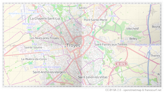 Carte de Troyes