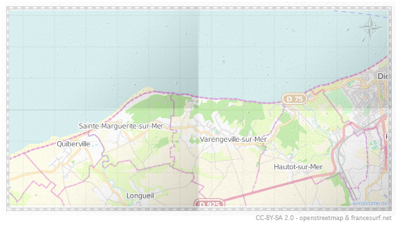 Carte de Varengeville-sur-Mer