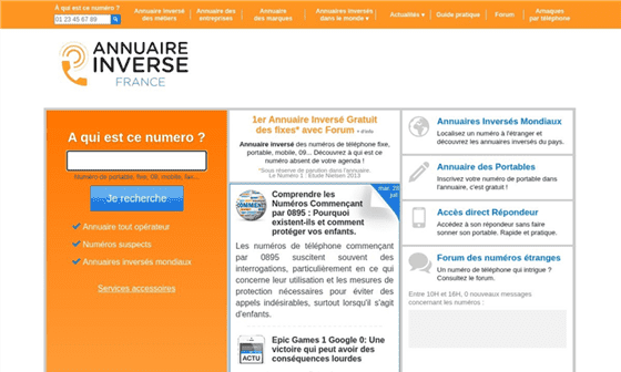 Qui Donc Annuaire Inversé Gratuit