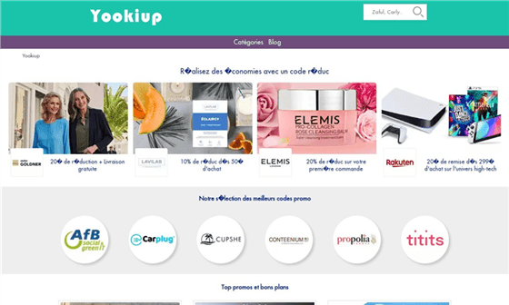 Alerte coupons de reduction sur site