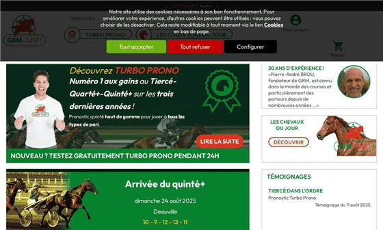 Turf Pmu Pronostics Gratuits Sur La Course Du Tierce GRM Pronostics hippiques méthodes turf pmu résultats tiercé